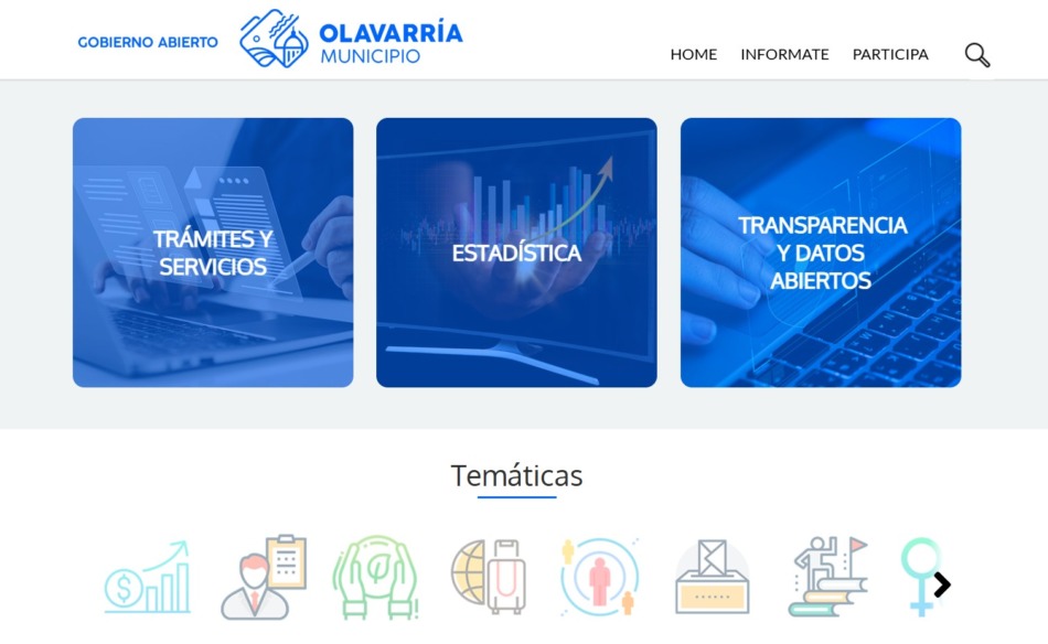 Portal de Gobierno Abierto de la Municipalidad de Olavarría